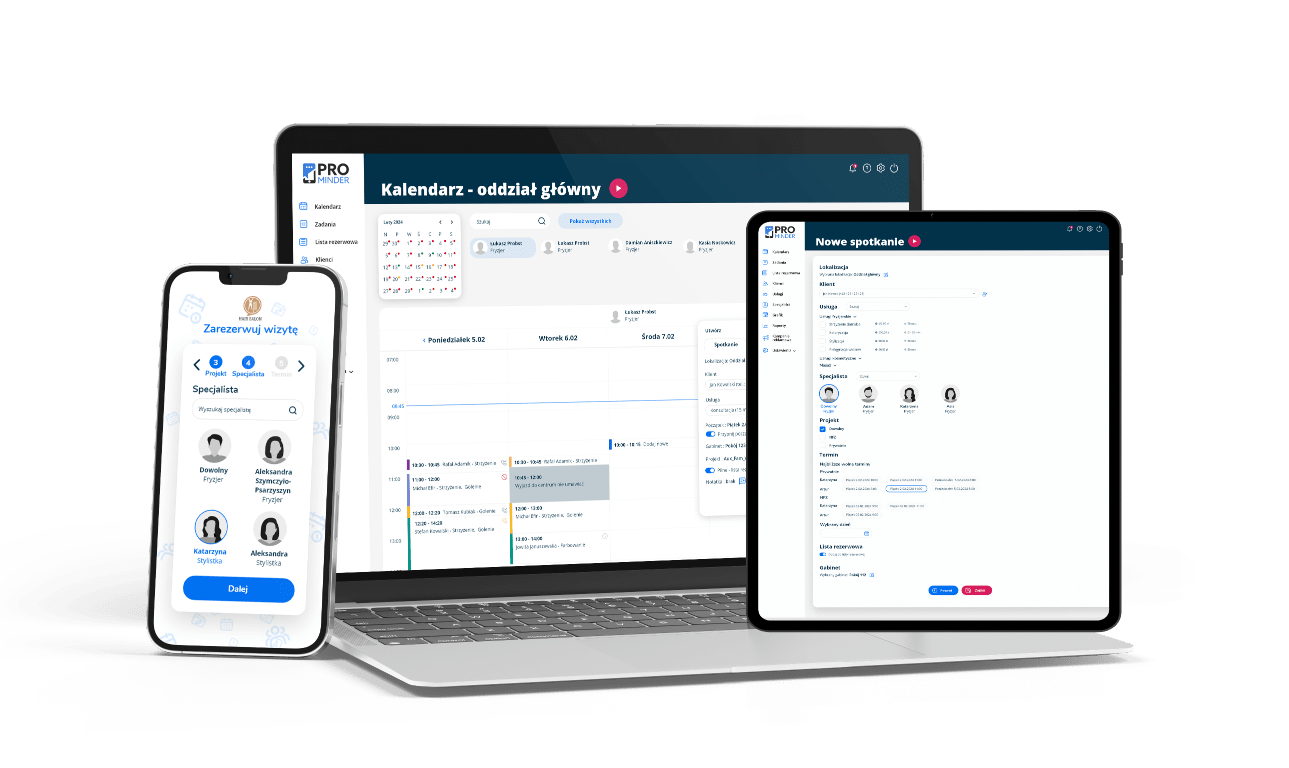 Nowoczesny system rezerwacji online